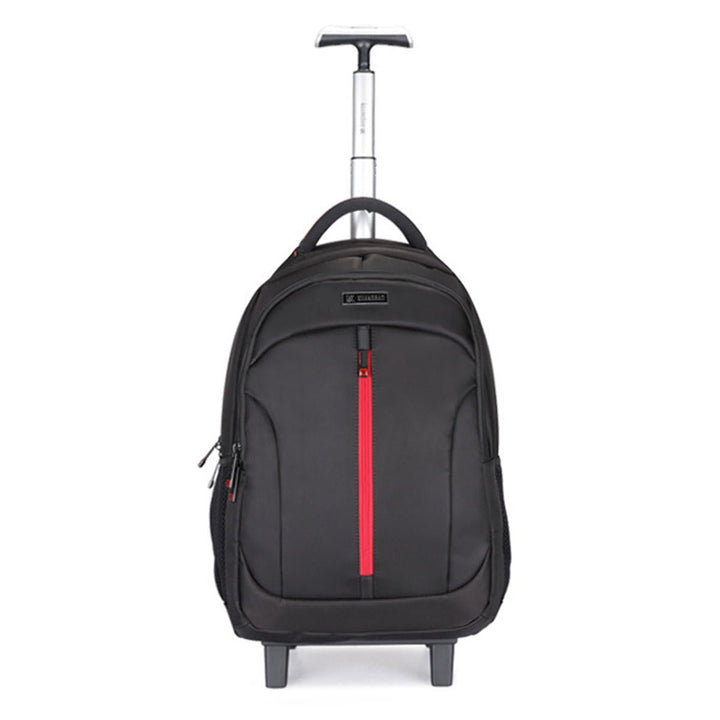 19Inch Waterproof Wheeled Trolley Backpack Laptop Suitcase Luggage Rucksack Traveling Stroage Bags Image 3