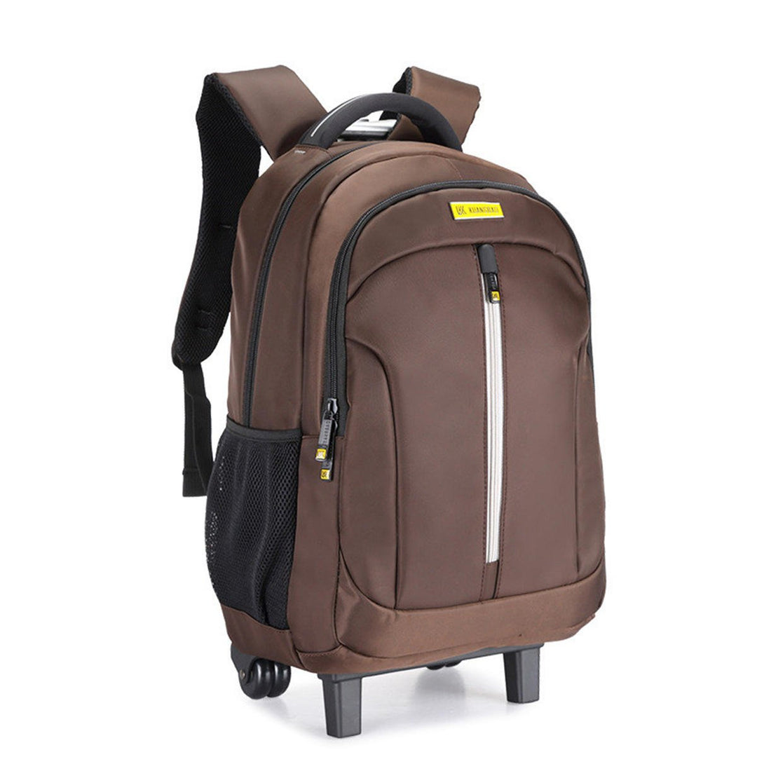 19Inch Waterproof Wheeled Trolley Backpack Laptop Suitcase Luggage Rucksack Traveling Stroage Bags Image 8