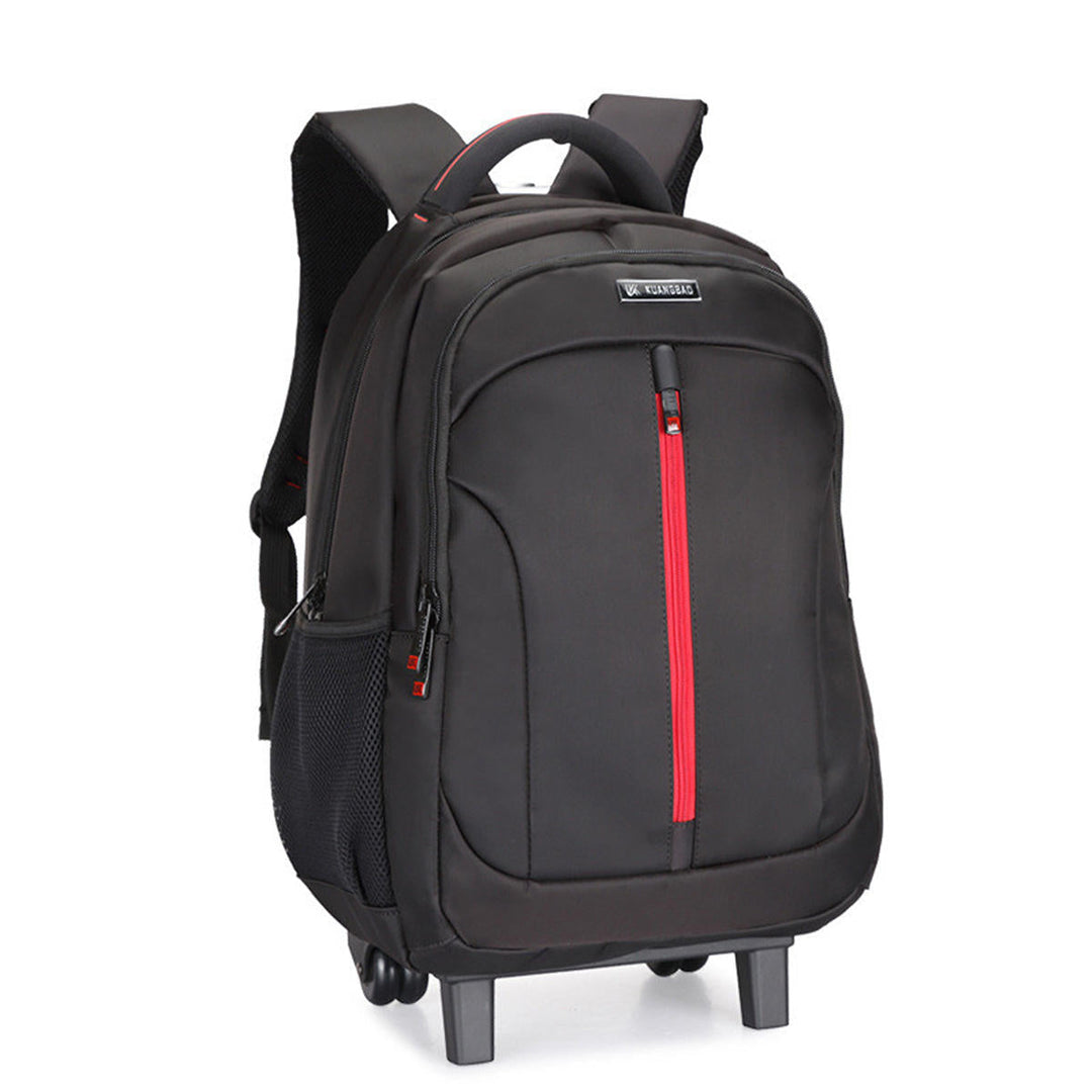 19Inch Waterproof Wheeled Trolley Backpack Laptop Suitcase Luggage Rucksack Traveling Stroage Bags Image 9