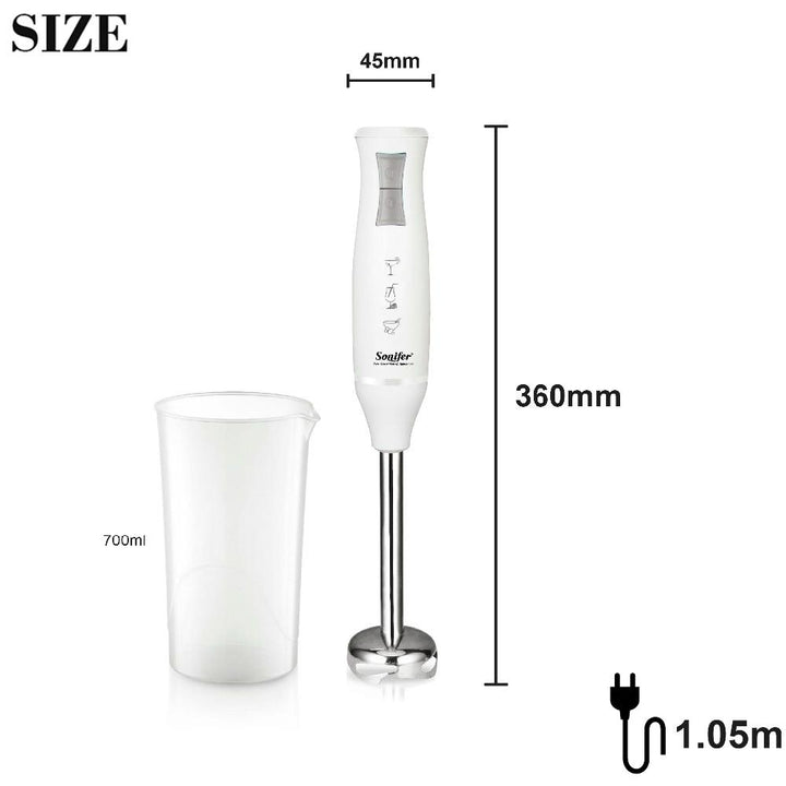 2 Speeds Electric Food Blender, Stainless Steel Blade Image 6