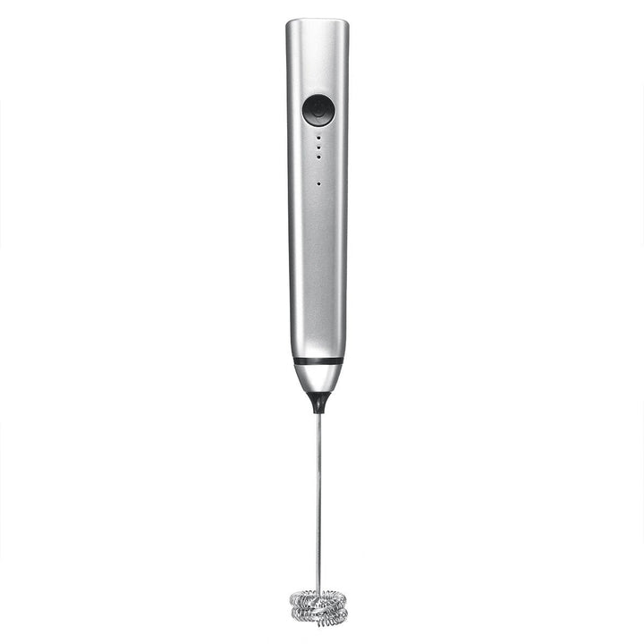 2 in 1 Whisk Milk Frother Handheld Electric USB Charging 3 Gear Egg Beater Milk Frother Image 3