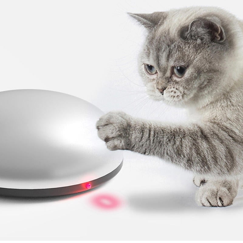 2-in-1 Cat Laser toxic Sensor Pets Interactive Toy Pets Toys Supplies Image 1