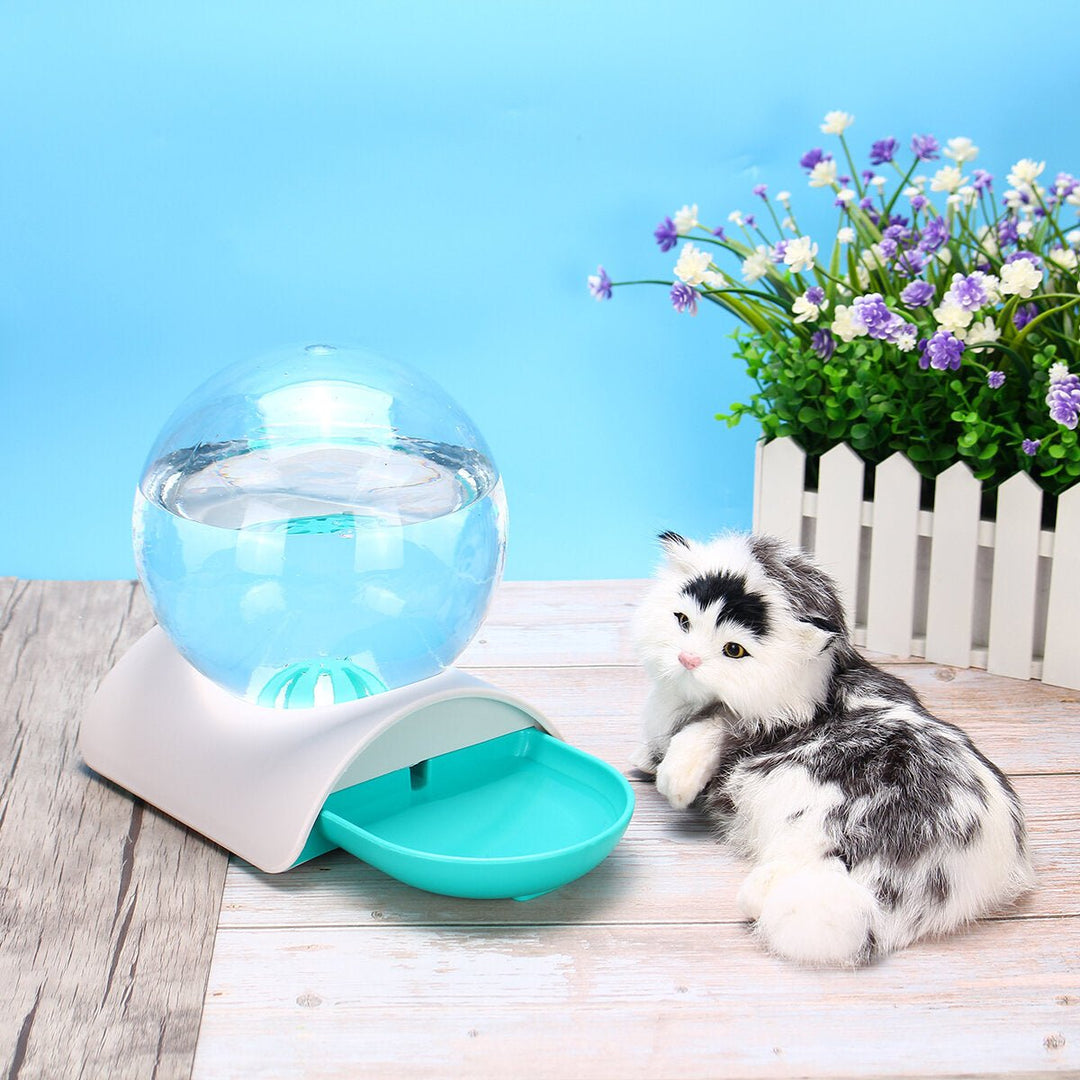 2.8L Automatic Animals Water Fountain Cat Cat Dog Water Dispenser Large Intersting Drinking Bowl Plastic Automatic Image 1