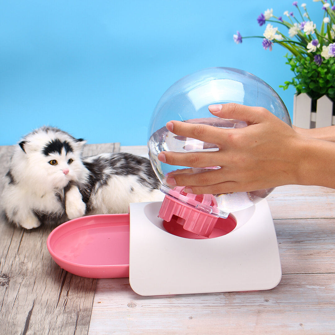 2.8L Automatic Animals Water Fountain Cat Cat Dog Water Dispenser Large Intersting Drinking Bowl Plastic Automatic Image 7