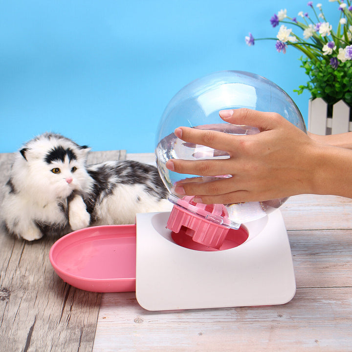 2.8L Automatic Animals Water Fountain Cat Cat Dog Water Dispenser Large Intersting Drinking Bowl Plastic Automatic Image 7