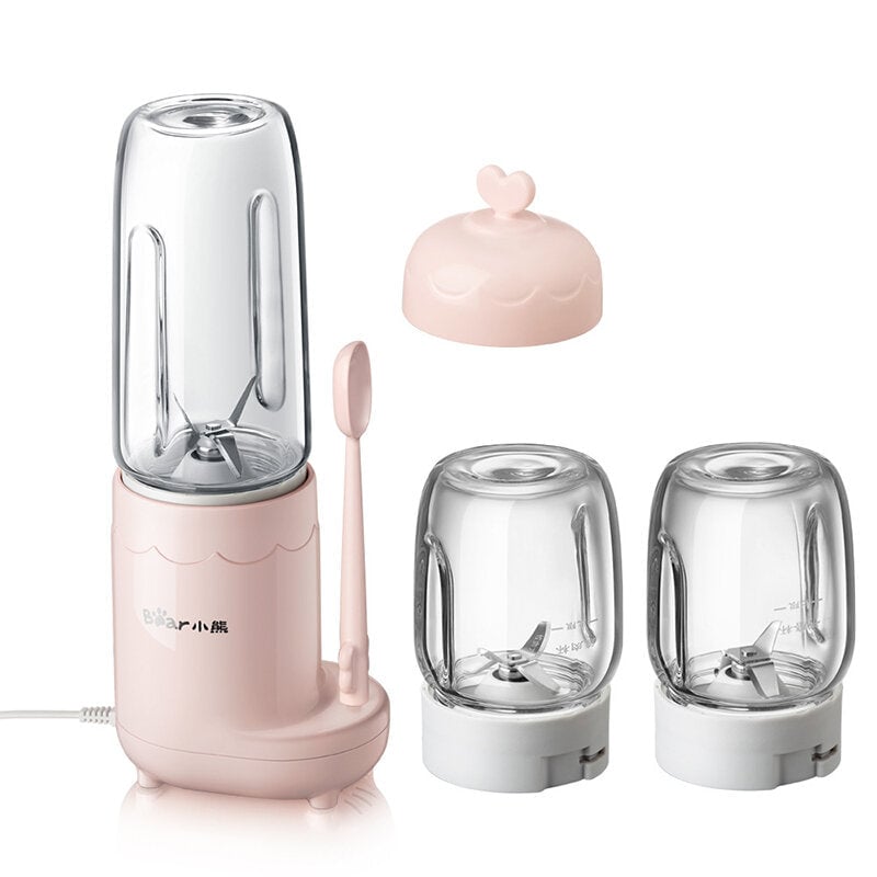 200W 220V Portable Multi-functional Baby Food Blender Juicer Machine Meat Grinder with 3 Cups Image 1