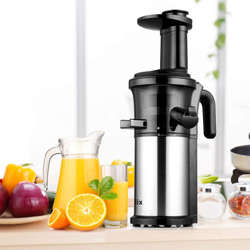 200W 40RPM Stainless Steel Masticating Slow Auger Juicer Machine Fruit and Vegetable Squeezer Press Juice Maker Image 5