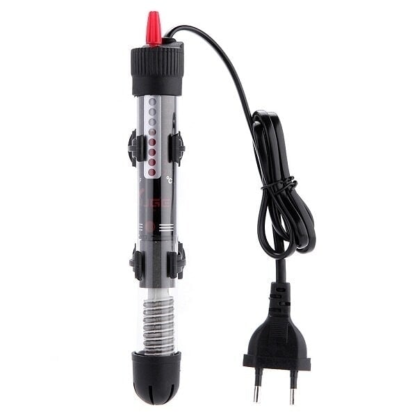 25,50,100,200W Aquarium Heater Submersible Fish Tank Water Heater Thermometer Image 1