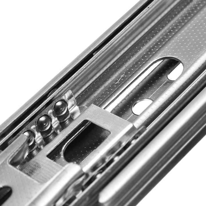 200mm Long 45mm Wide Ball Bearing Slide Rail Cabinet Drawer Runners Image 3