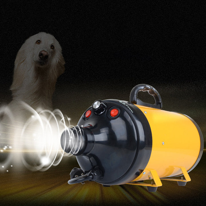 2200W Dog Hair Dryer Electric Blower Warm Wind Cat Paws Grooming Electric Machine with 3 Nozzles Adjustable Steppless Image 5