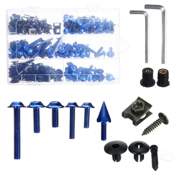 233PLUS Fairing Bumpers Panel Bolts Kit Fastener Clips Screw For Motorcycle Image 2