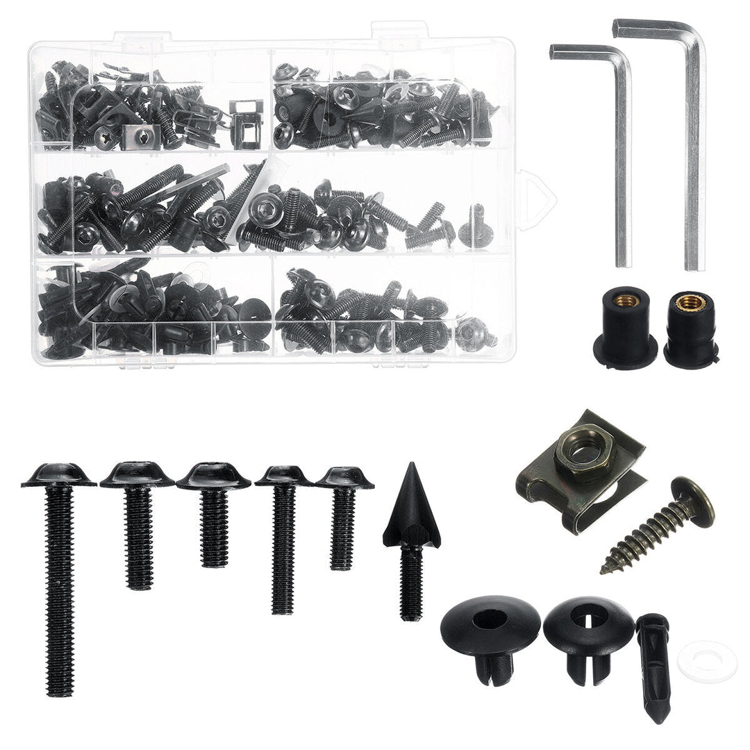 233PLUS Fairing Bumpers Panel Bolts Kit Fastener Clips Screw For Motorcycle Image 3