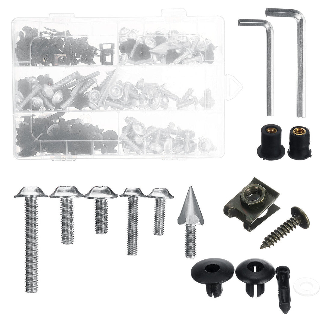 233PLUS Fairing Bumpers Panel Bolts Kit Fastener Clips Screw For Motorcycle Image 4