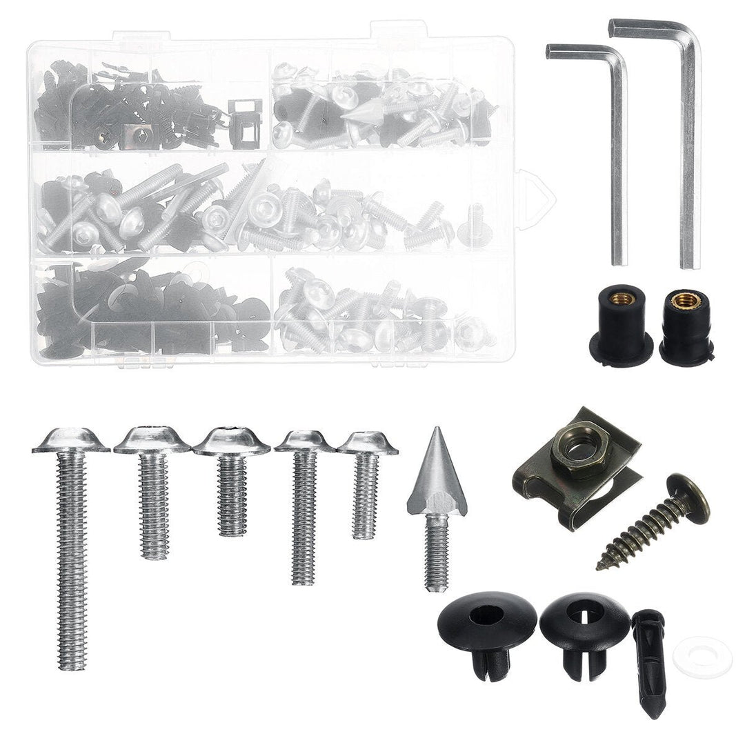 233PLUS Fairing Bumpers Panel Bolts Kit Fastener Clips Screw For Motorcycle Image 1