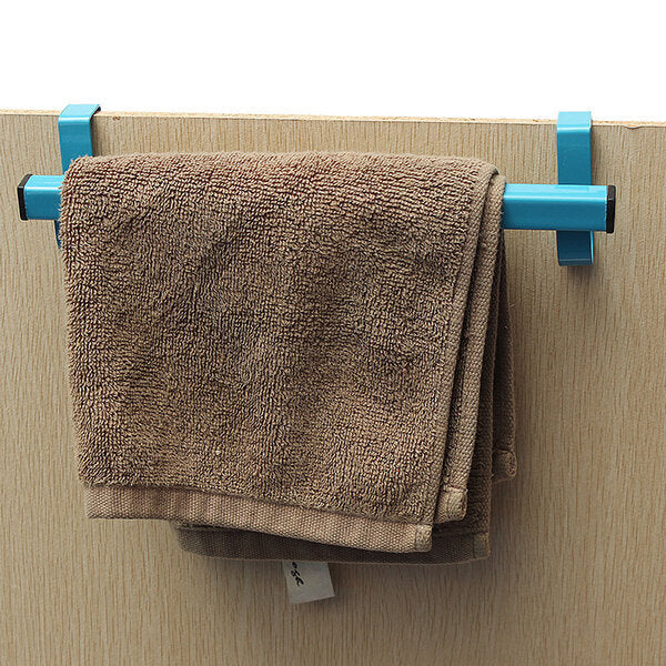 24cm Space Saving Door Drawer Towel Hanger Bathroom Clothes Holder Image 4