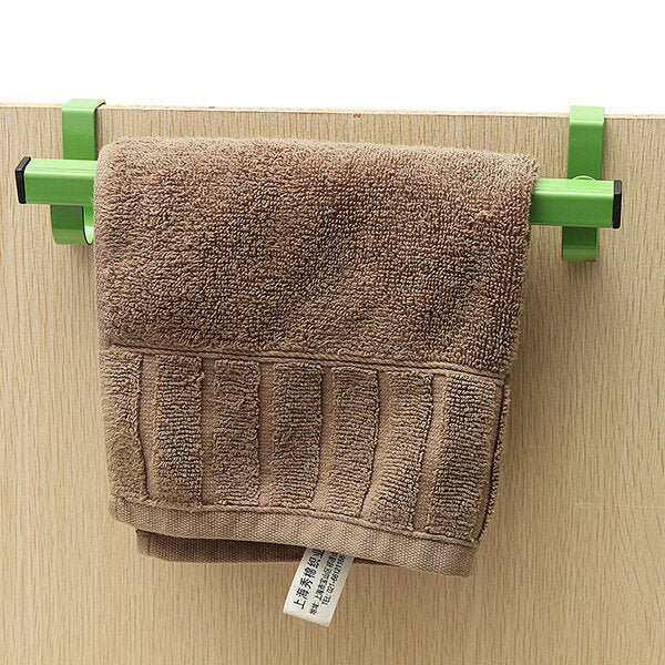 24cm Space Saving Door Drawer Towel Hanger Bathroom Clothes Holder Image 5