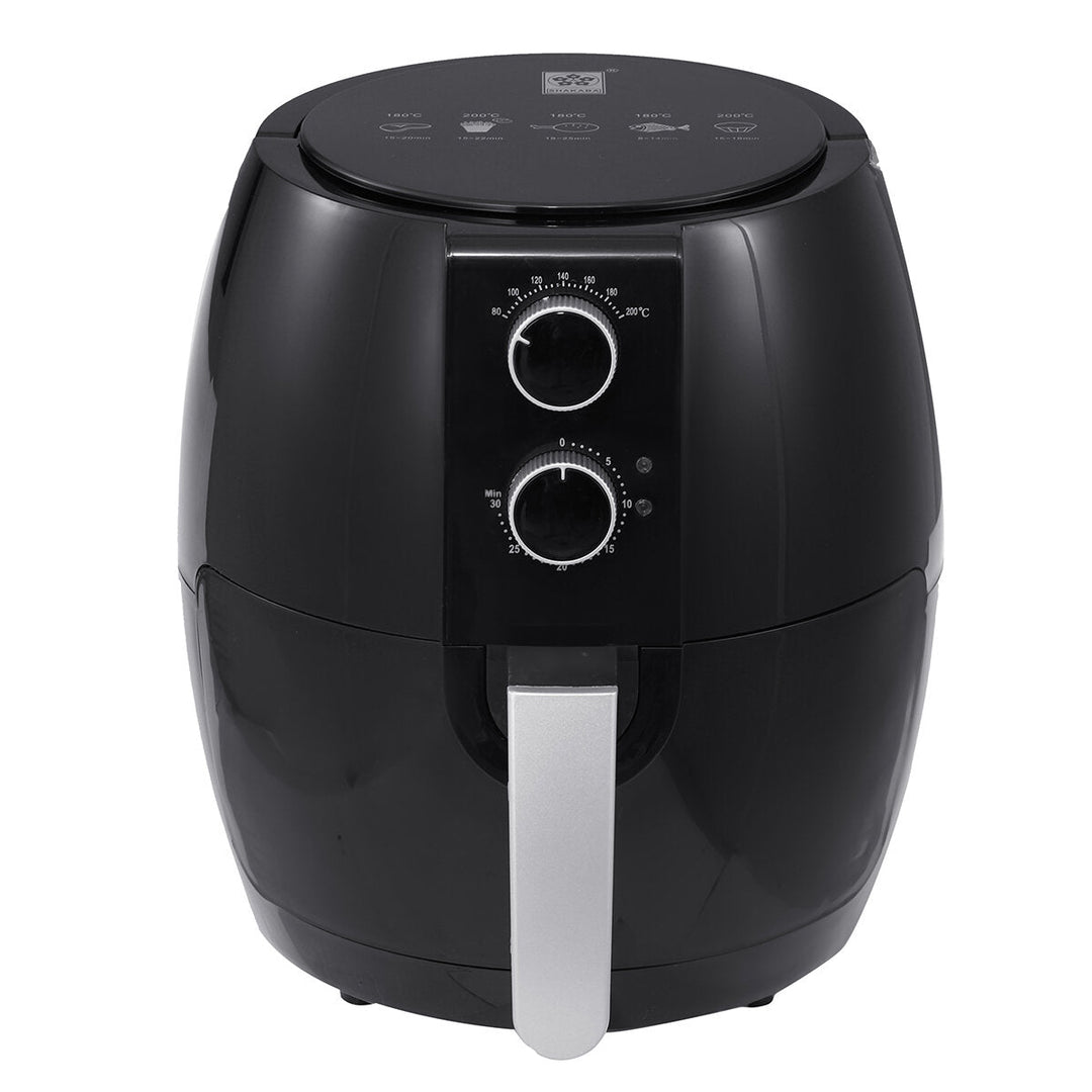 220V 1350W 4.5L Electric Air Fryer French Fries Chicken Cooker with Basket Image 1