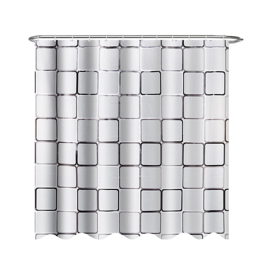 240x200CM Big Cube Shower Curtain Waterproof Mildewproof Easy to Clean Shower Curtain Image 1