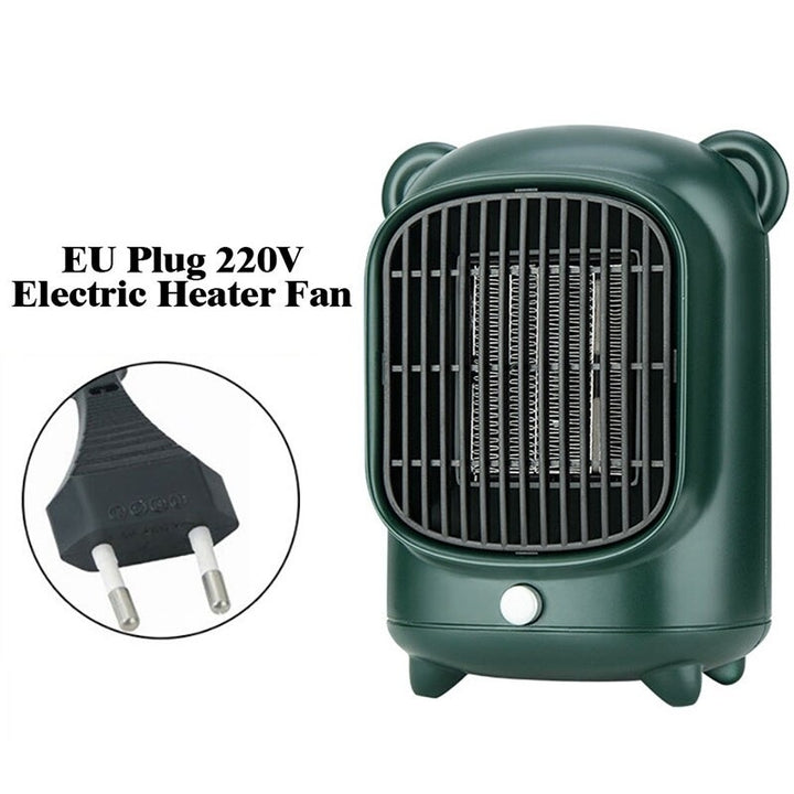 220V Electric Heater Mini Fan Heater Desktop Household Portable Heating Stove Radiator Warmer Machine for Winter Image 4