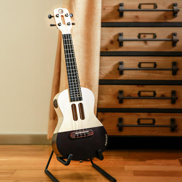 23 Inch 4 String Smart Ukulele with APP Controlled LED Light Bluetooth Connect Gift Image 5