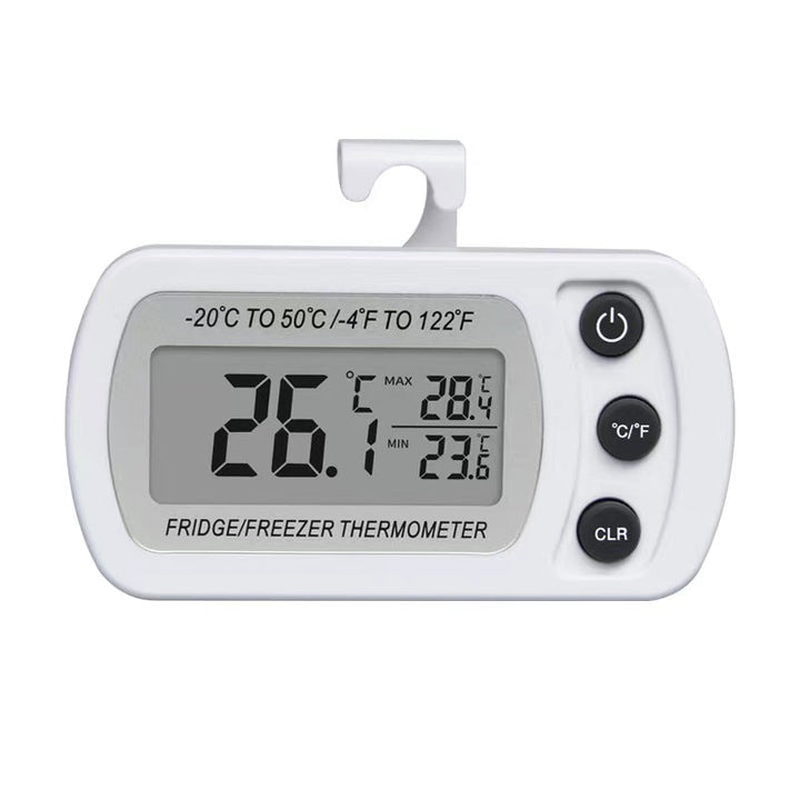 3.5in x 1.8in Waterproof Digital Refrigerator Thermometer For Kitchen Restaurants Image 1