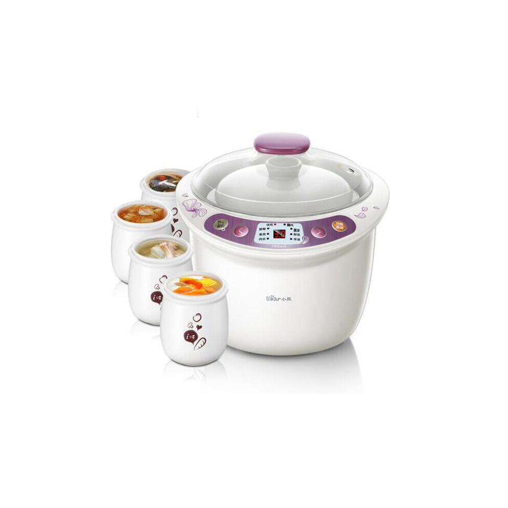 3.5L,500W Multi-function Electric Stew Cooker Kitchen Electric Steamer With 5 Cooker Image 1