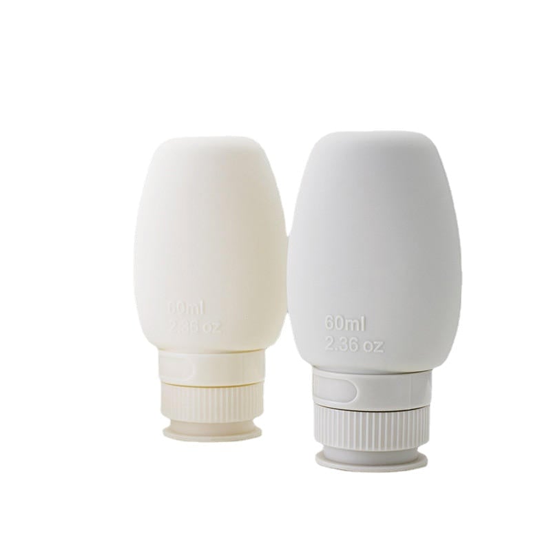 2Pcs Travel Silicone Soap Dispenser Sub-bottle Outdoor Portable Mini Liquid Dispenser Refillable Bottles DTTT Image 1