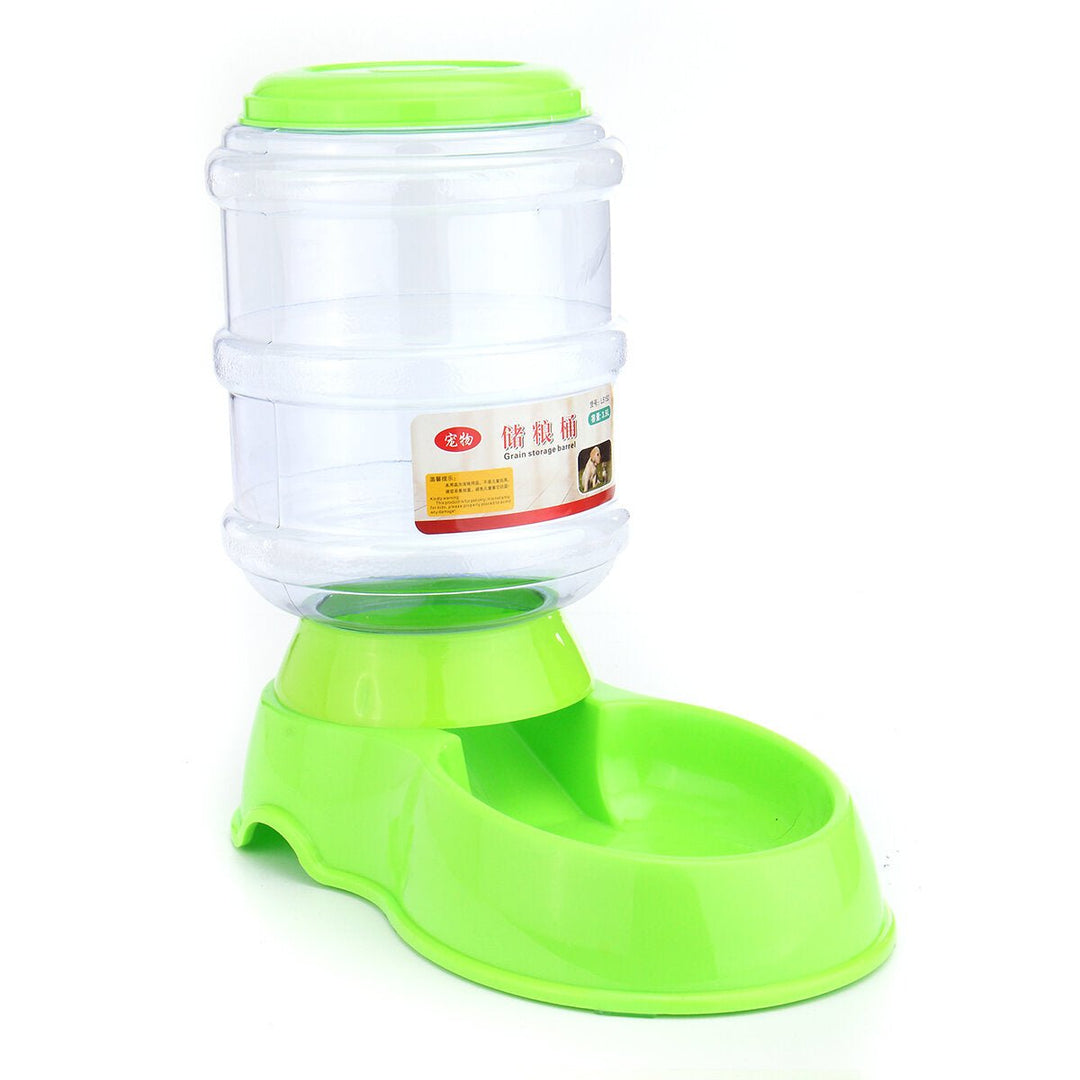 3.5L Automatic Pet Water Food Dispenser Dog Cat Large Feeder Pet Bowl DTTT Image 3