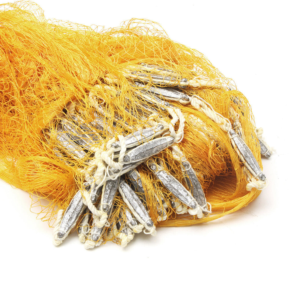 3.5M,4M Fishing Nylon Monofilament Fish Gill Net Easy Throw For Hand Casting Spin Network Bait Sinker Image 2