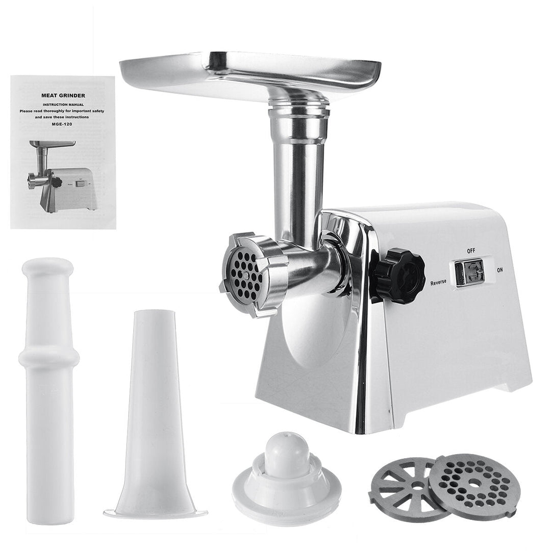 2800W Electric Meat Grinder Sausage Food Stuffer Maker Stainless Steel Kitchen Image 8