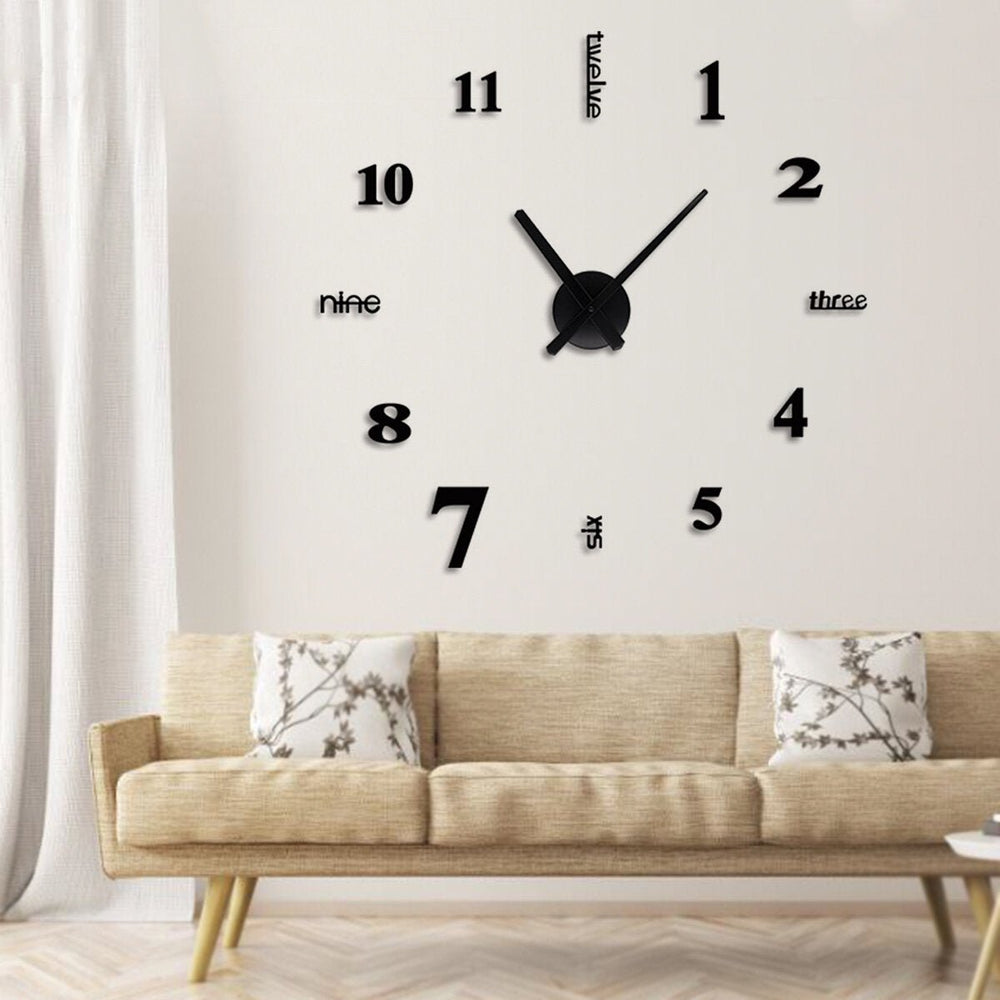 DIY Wall Clock Silent Quartz Wall Night Clocks DTTT Image 2