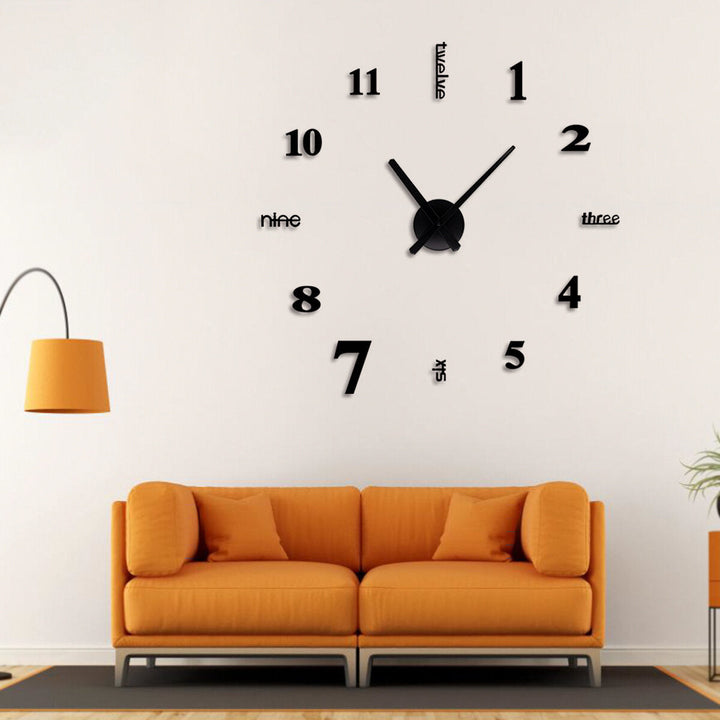 DIY Wall Clock Silent Quartz Wall Night Clocks DTTT Image 3