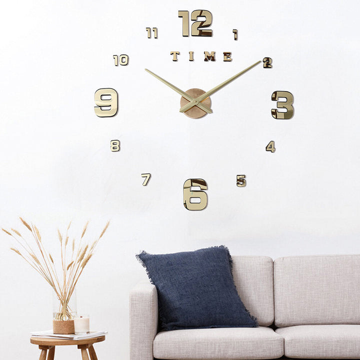 DIY Wall Clock Silent Quartz Luminous Wall Night Clocks Image 2