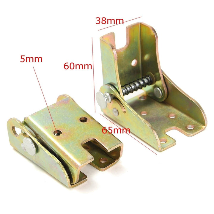 2Pcs Folding Feet Hinges Self Lock Zinc Alloy for Table Leg Bracket Image 5