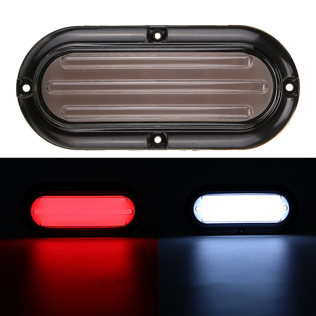 2Pcs 10-30V 74 LED Trailer Truck RV Brake Tail Light Turn Signal Strobe Lamp Image 9