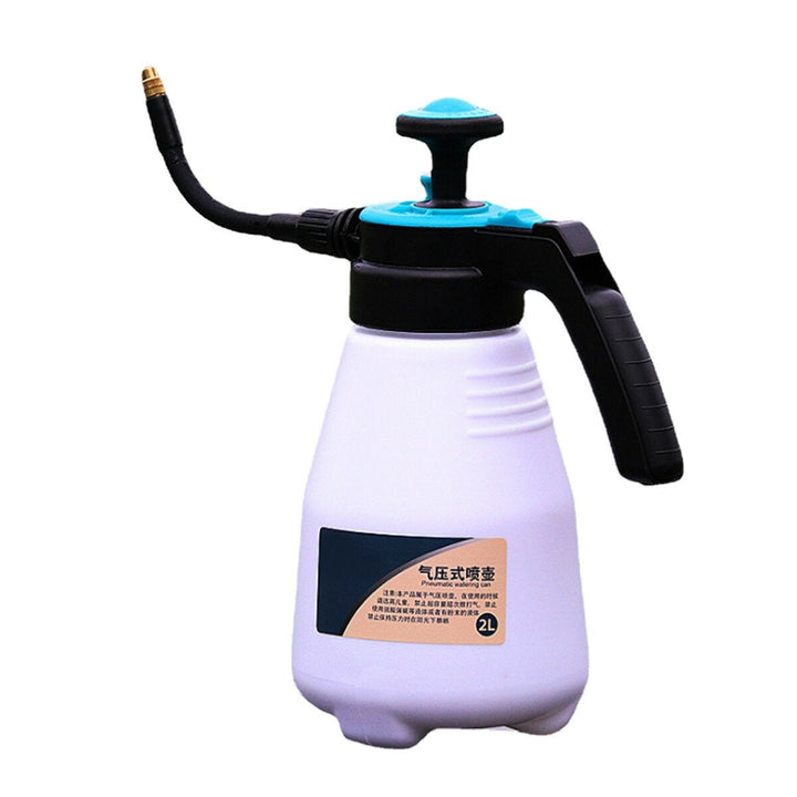 2L Portable Manual Pneumatic Watering Can Household Kettle Spray Garden Sprinkler Image 1