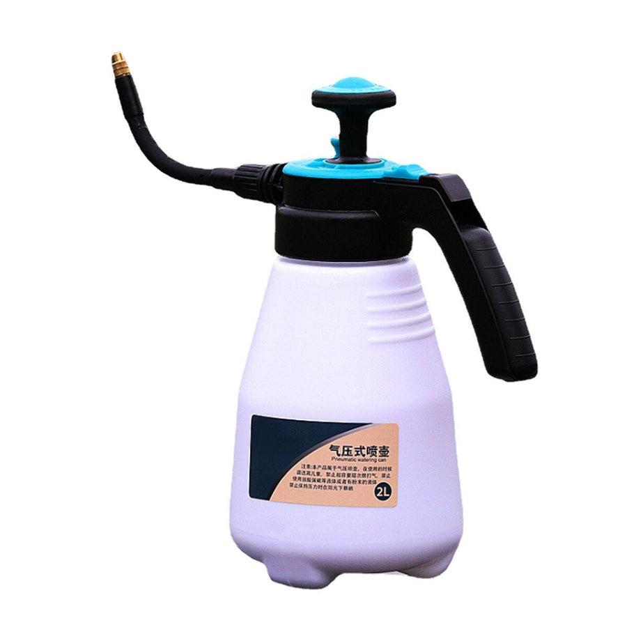 2L Portable Manual Pneumatic Watering Can Household Kettle Spray Garden Sprinkler Image 1