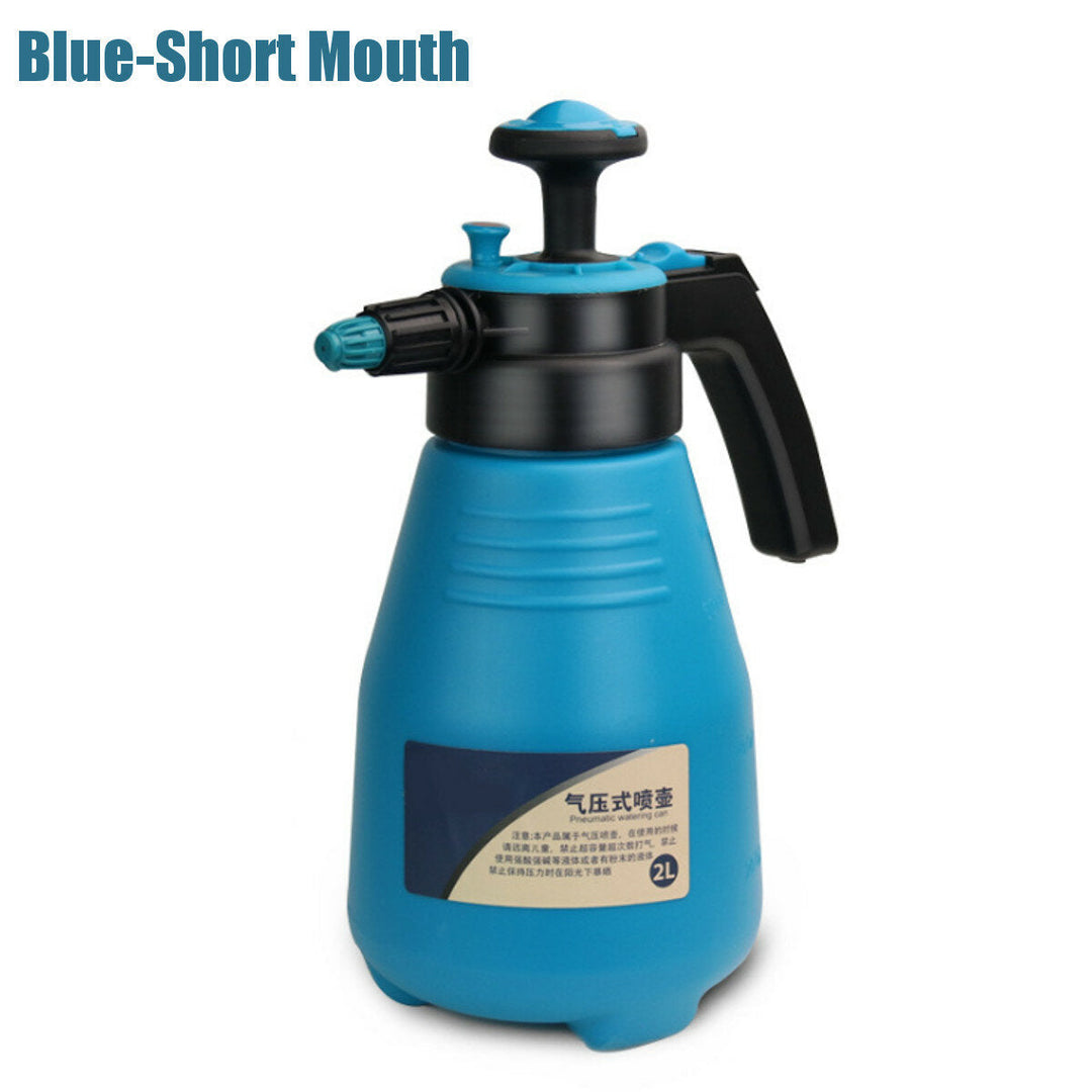 2L Portable Manual Pneumatic Watering Can Household Kettle Spray Garden Sprinkler Image 4