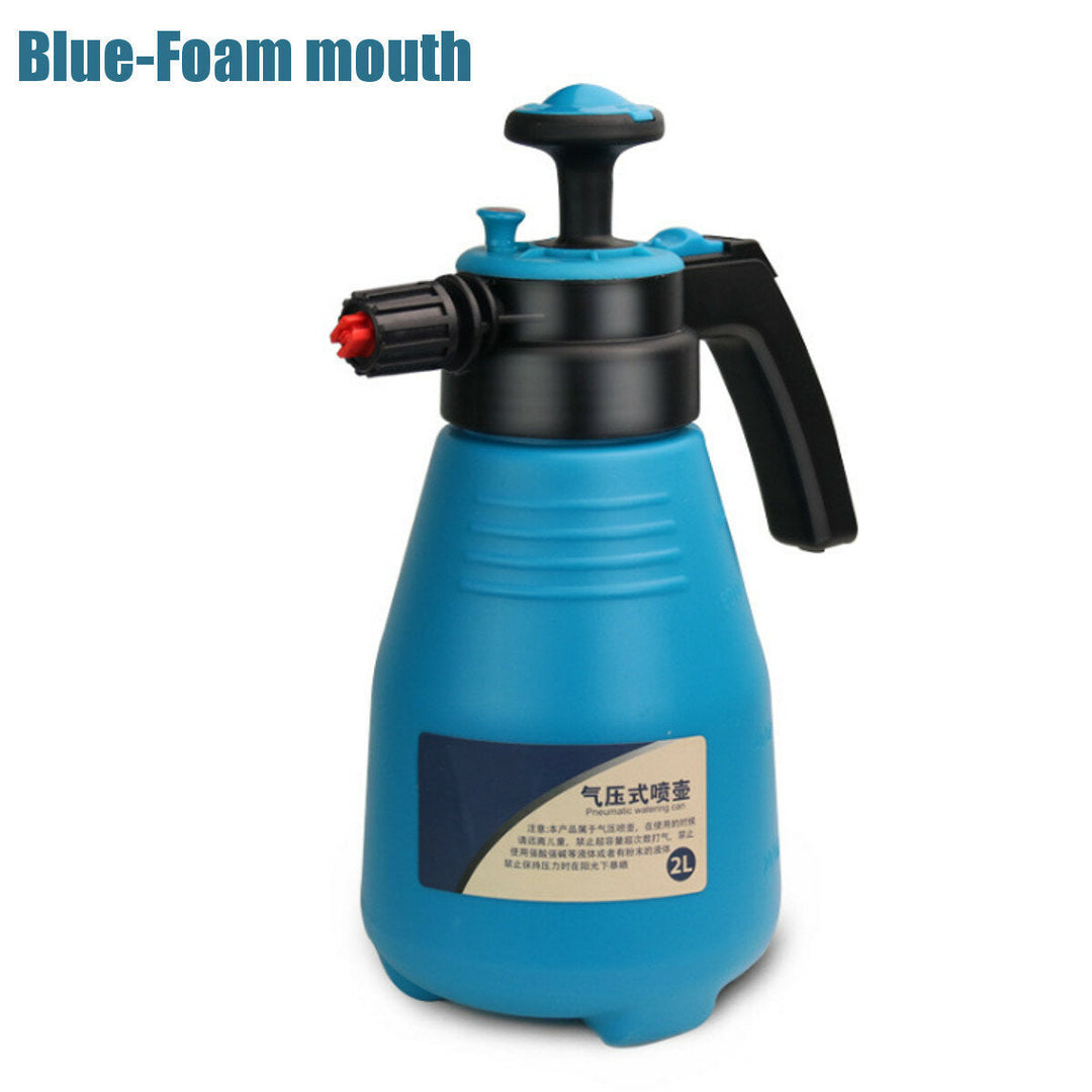 2L Portable Manual Pneumatic Watering Can Household Kettle Spray Garden Sprinkler Image 7