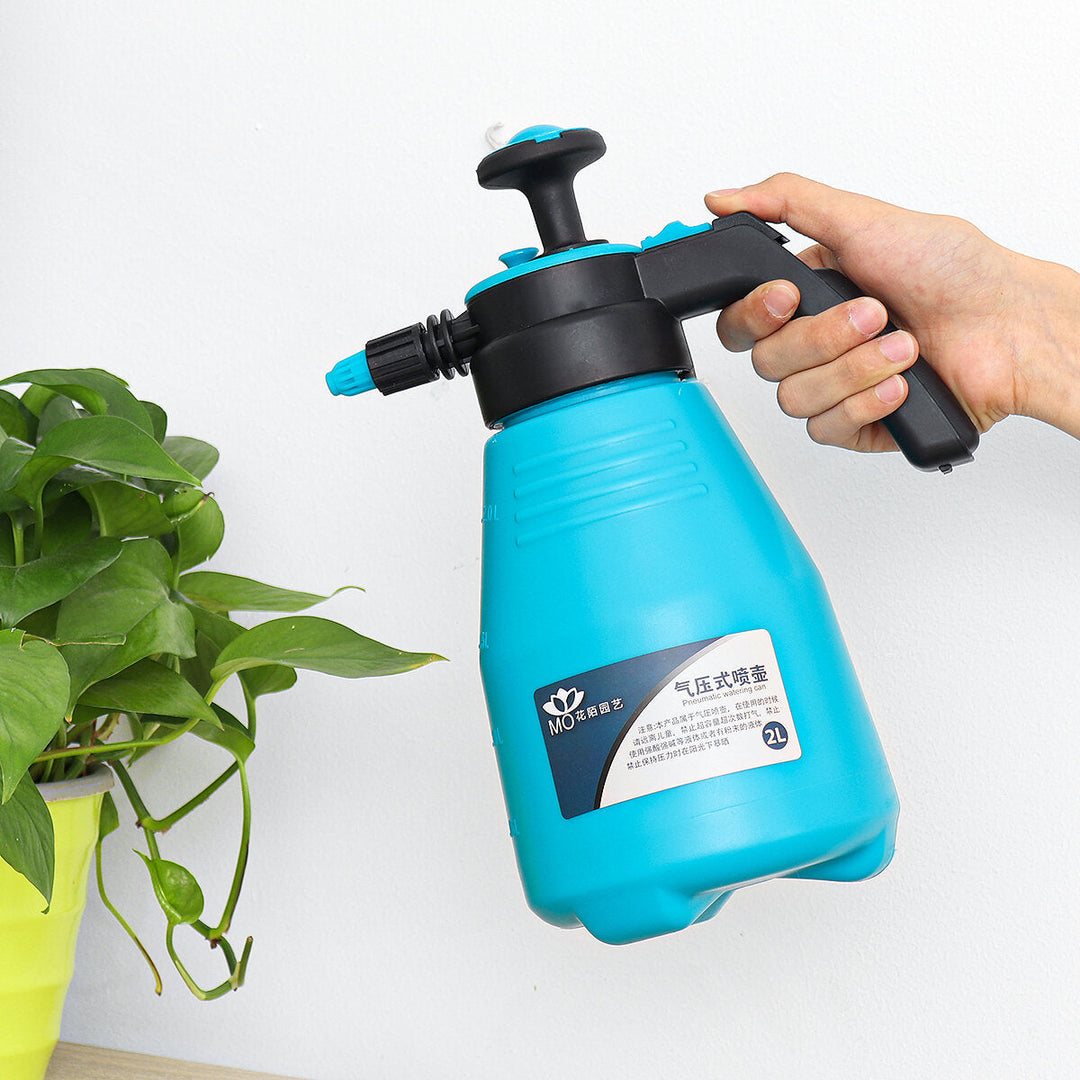 2L Portable Manual Pneumatic Watering Can Household Kettle Spray Garden Sprinkler Image 11