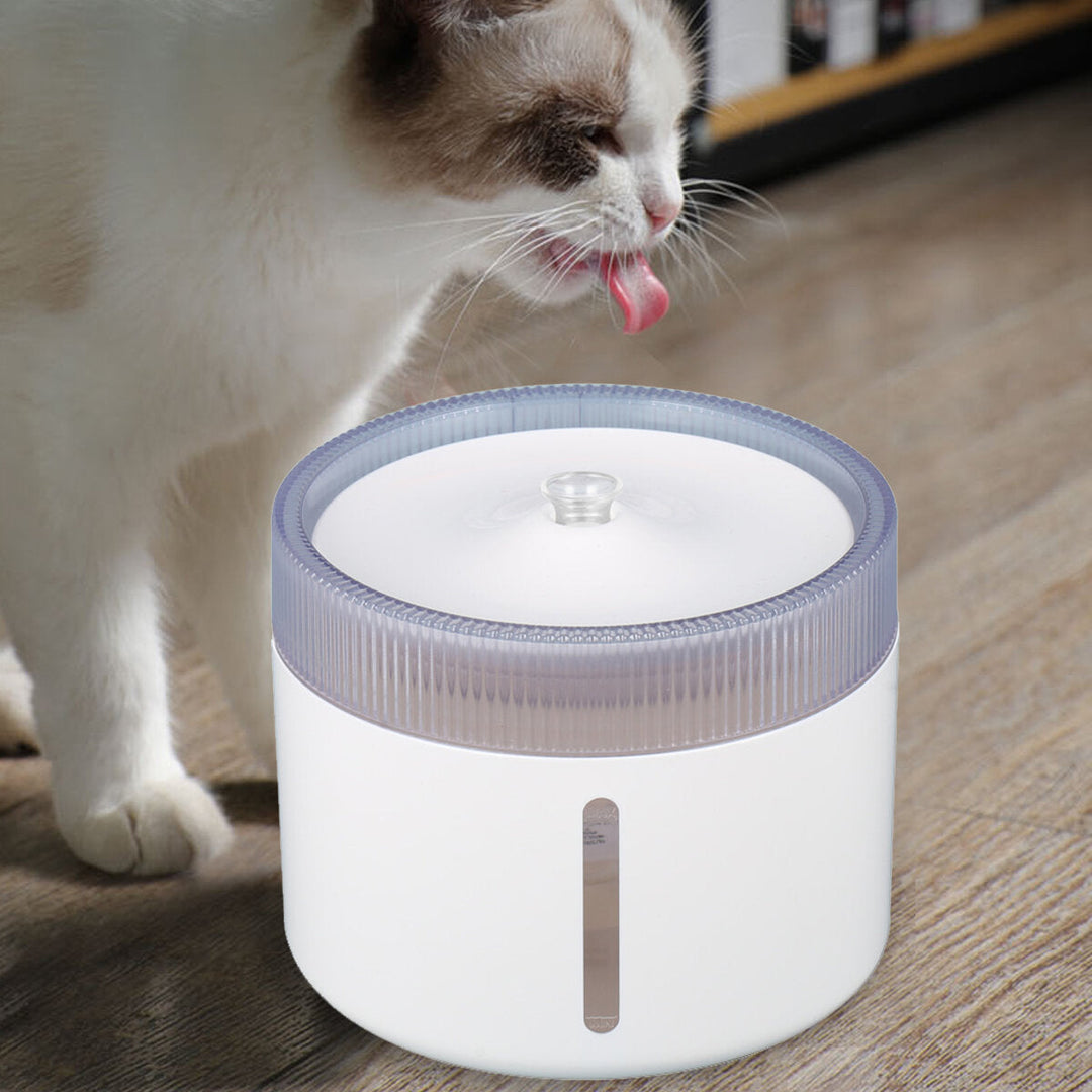 2L LED USB Auto Electric Pet Water Fountain Cat,Dog Drinking Dispenser Image 5