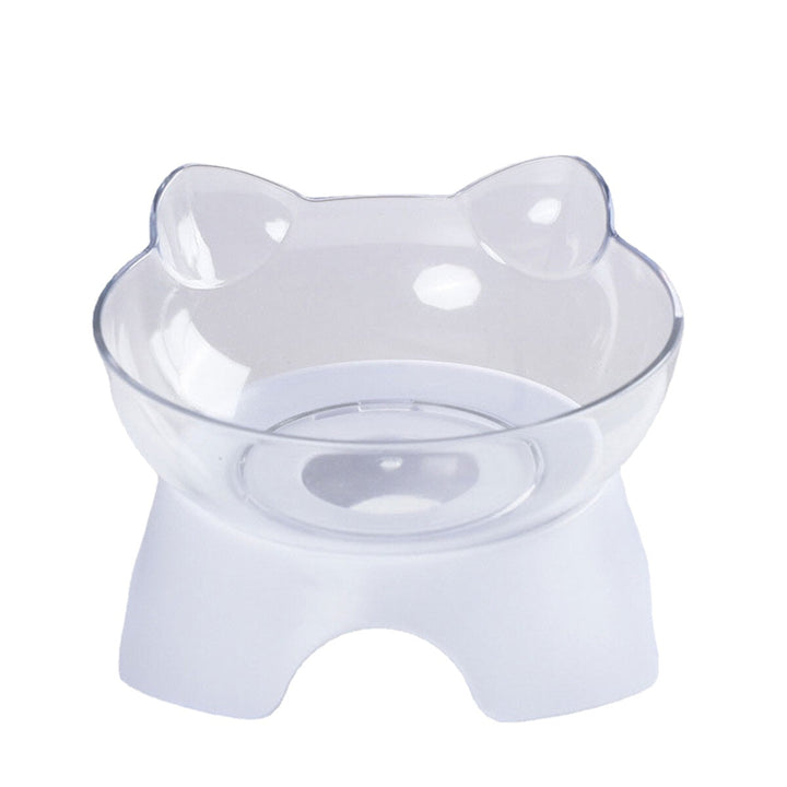 3 Types Oblique Cat Food Bowls Protecting Cervical Vertebra With Water Store Bottle Multi-function Pet Bowl 1,2 Bowls Image 12