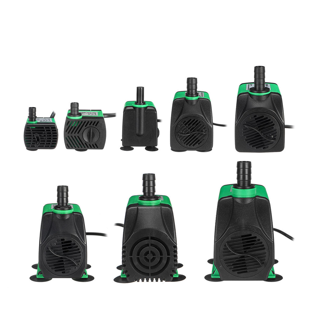 3-75W Adjustable Submersible Water Pump Quiet Detachable Aquarium Fish Pond Tank Fountain Water Pump with Suction Cups Image 3