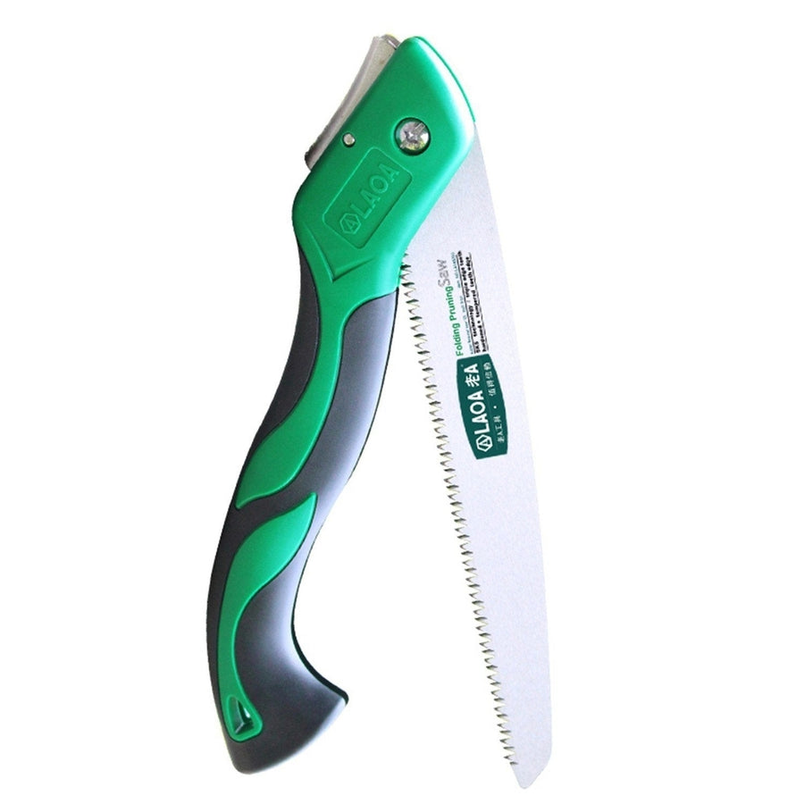 250mm Folding Hand Saw Pruning with Razor for Wood Tree Camping Trimming Gardening Image 1