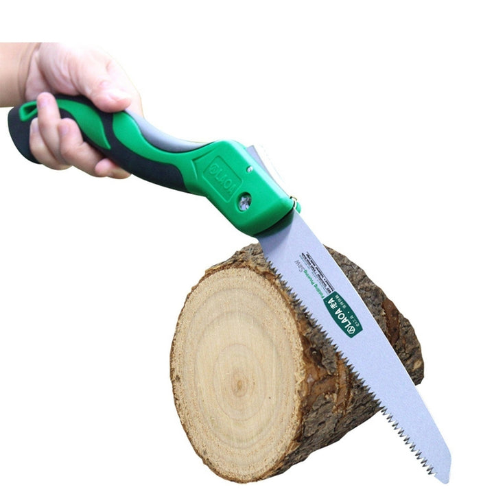 250mm Folding Hand Saw Pruning with Razor for Wood Tree Camping Trimming Gardening Image 3