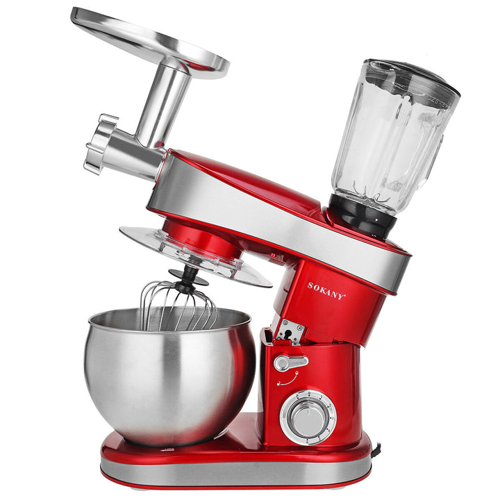 3 in 1 Stand Food Grinder 220V-240V 50Hz 1200W Kitchen Machine Blender Juicer for Cream Meat Whisk Kneading Image 3