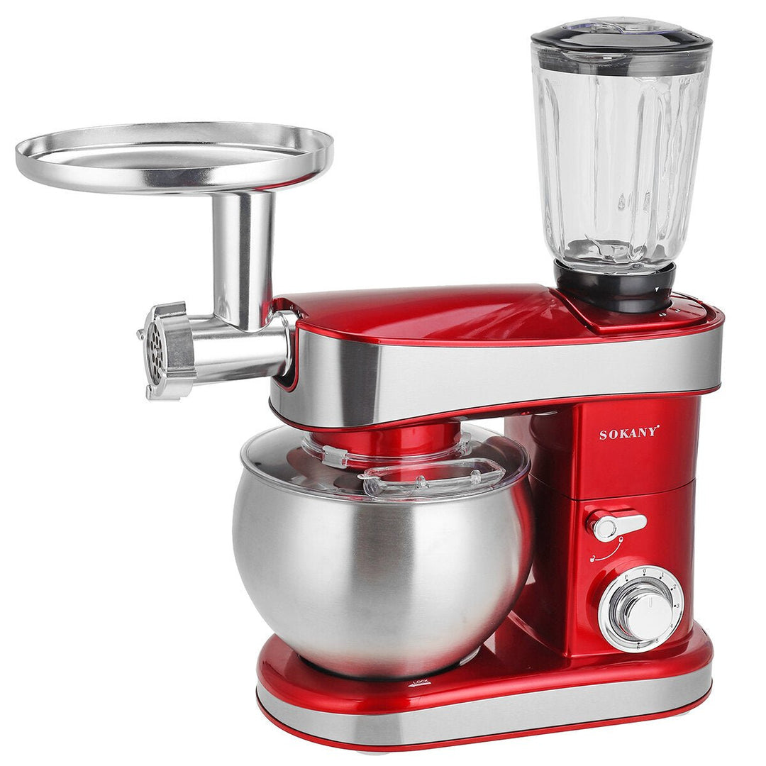 3 in 1 Stand Food Grinder 220V-240V 50Hz 1200W Kitchen Machine Blender Juicer for Cream Meat Whisk Kneading Image 5