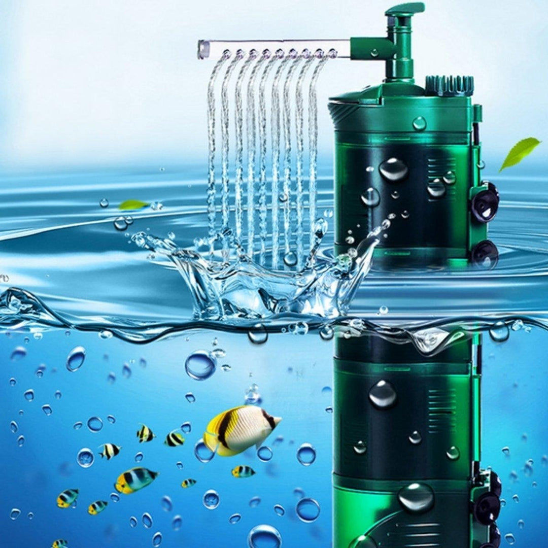 3 in 1 Aquarium Internal Filter Submersible Fish Tank Water Circulation Pump Aquarium Air Pump Image 11