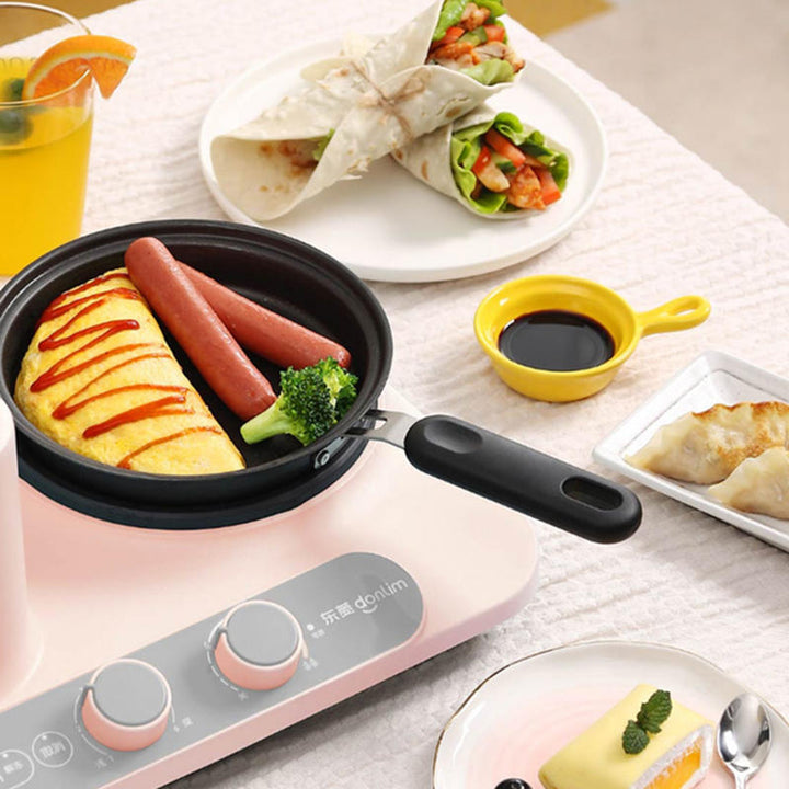 3 in 1 Breakfast Maker Bread Maker Coffee Roaster Household Breakfast Machine Fried Eggs Steamer Pan Image 8