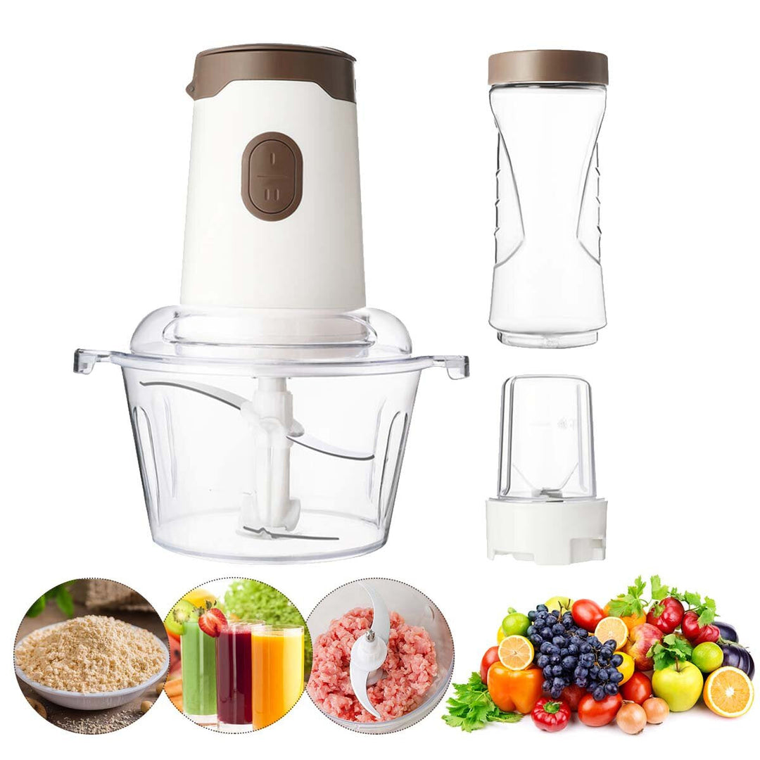 3 IN 1 Multi-functional Electric Juicer Blender Meat Grinder Machine Food Maker Image 2